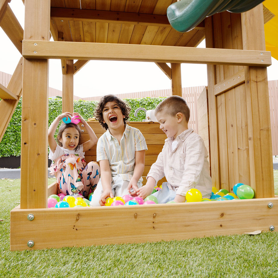 Montrose Play Centre Set with 2.2m Yellow Slide