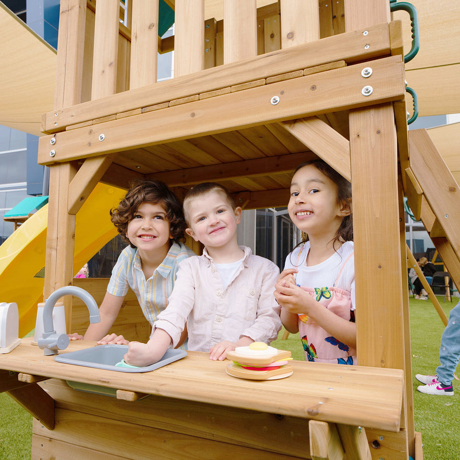 Montrose Play Centre Set with 2.2m Yellow Slide