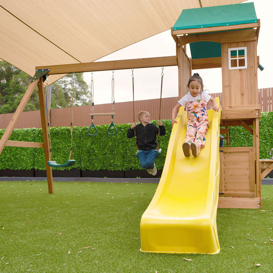 Montrose Play Centre & Swing Set (Yellow Slide)