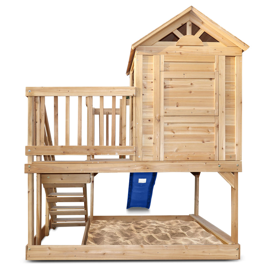 Silverton Cubby House with 1.8m Blue Slide