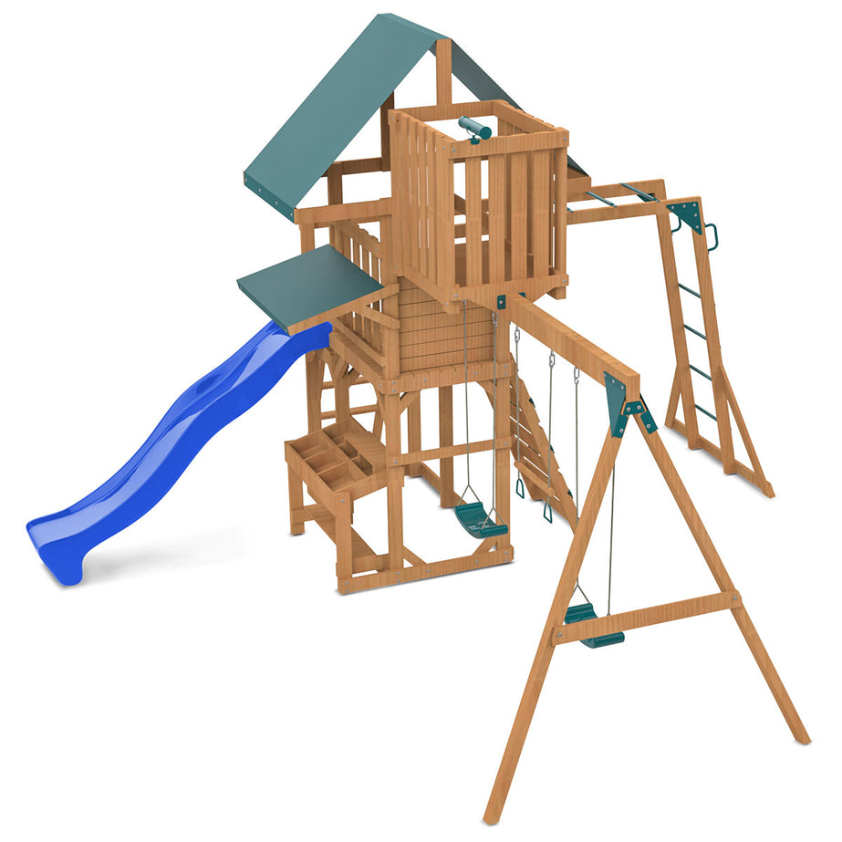 Walton Play Centre Set with 2.2m Blue Slide