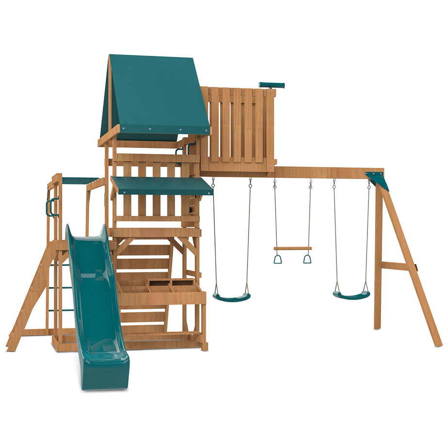 Walton Play Centre Set with 2.2m Green Slide