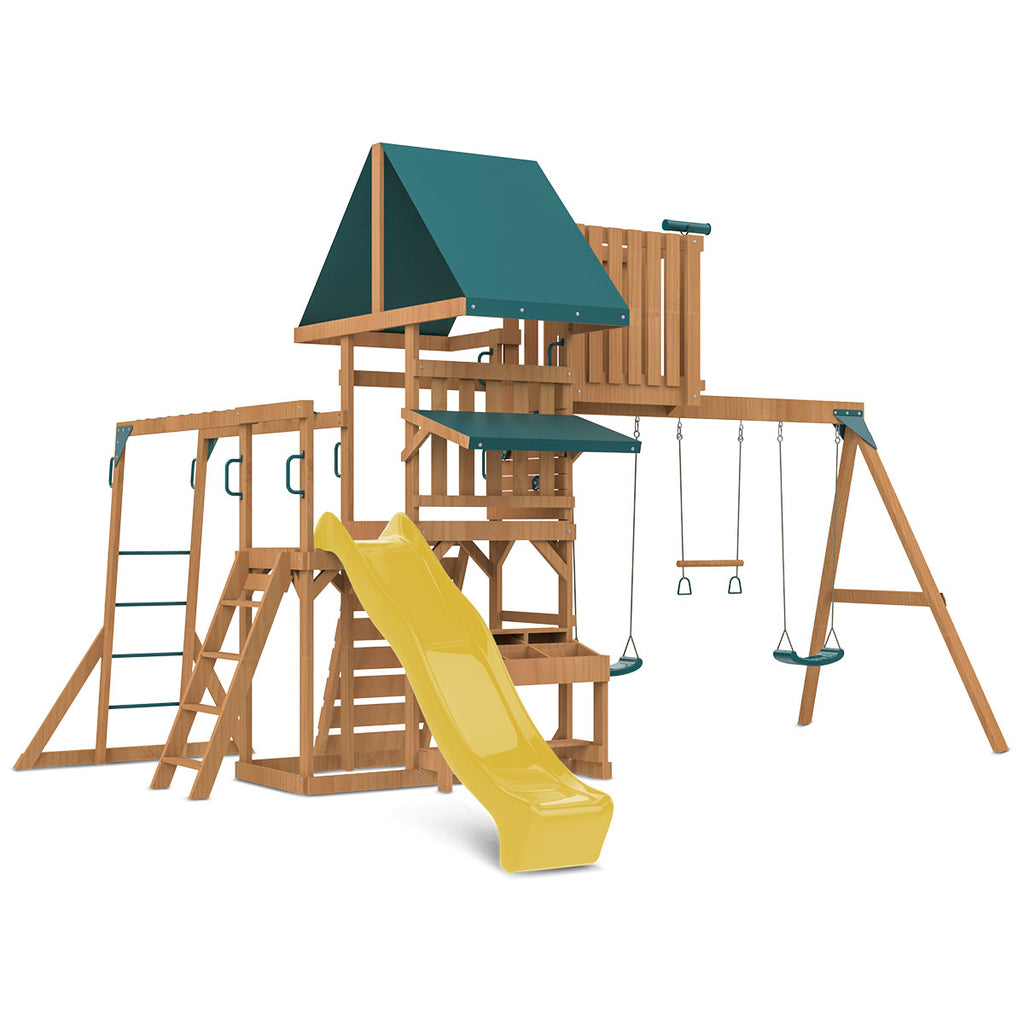 Walton Play Centre Set with 2.2m Yellow Slide