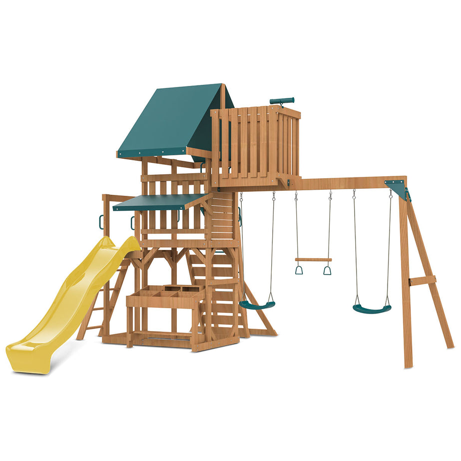 Walton Play Centre & Swing Set (Yellow Slide)