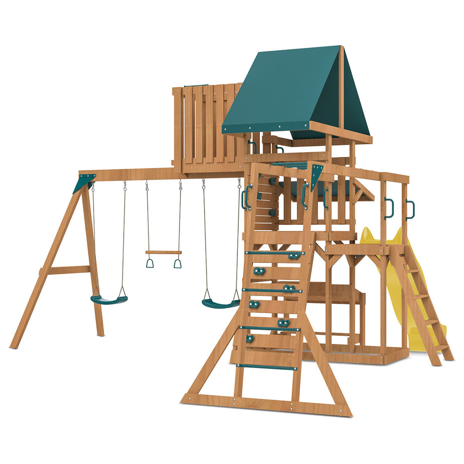 Walton Play Centre & Swing Set (Yellow Slide)