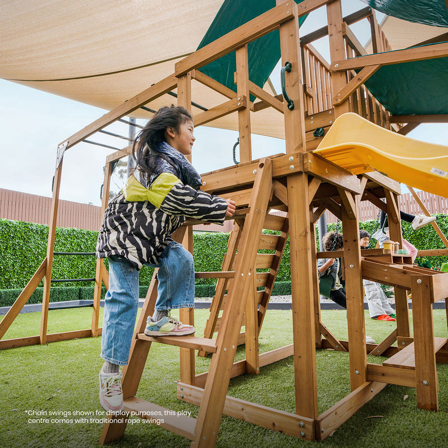 Walton Play Centre & Swing Set (Yellow Slide)