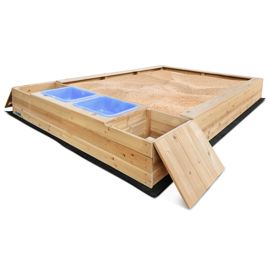 Mighty Sandpit with Wooden Cover