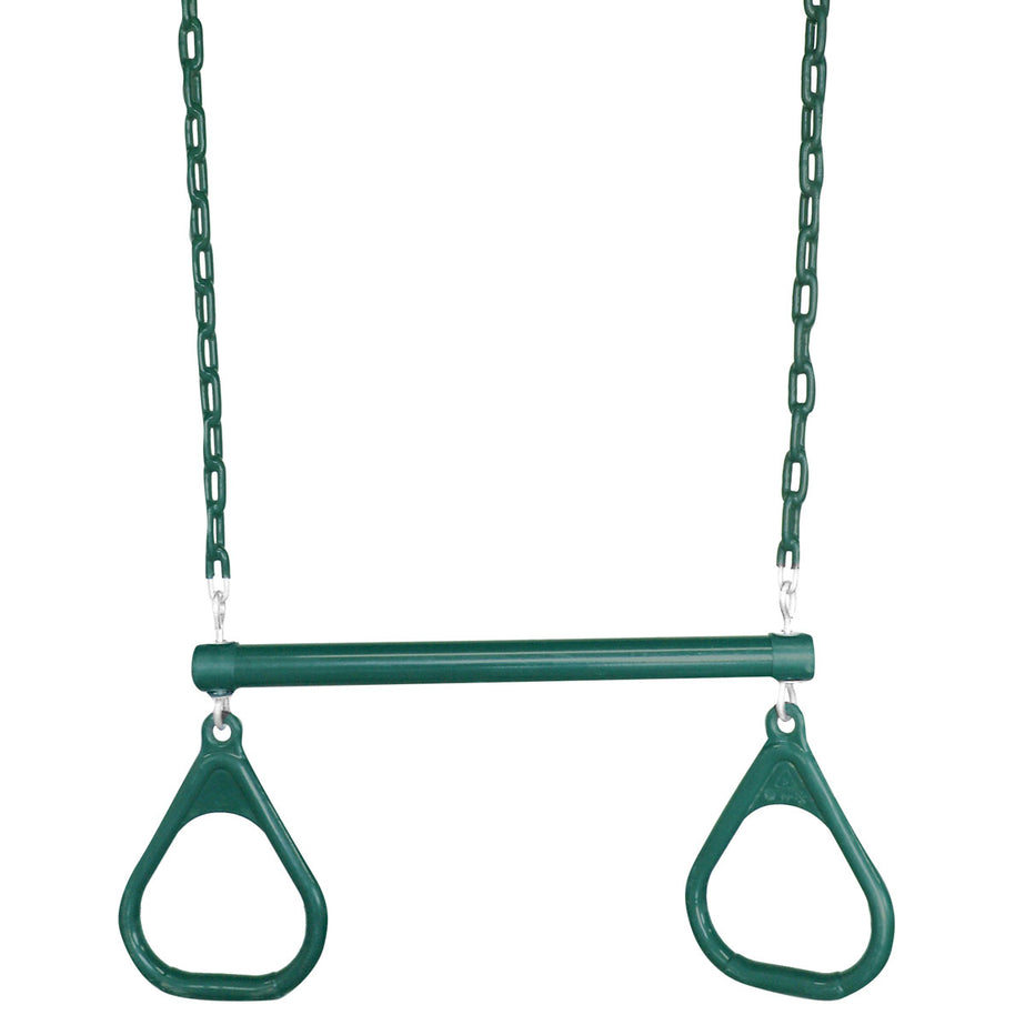 Pallas Play Tower with Metal Swing Set (Blue Slide)