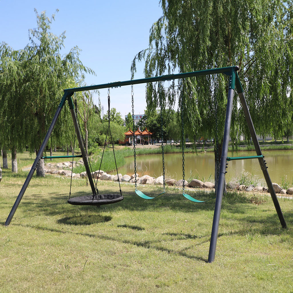 Titan Commercial Steel Swing Set