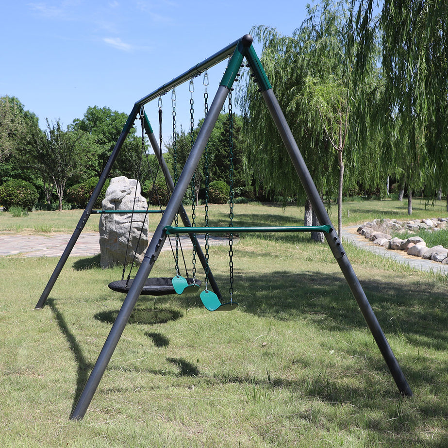 Titan Commercial Steel Swing Set