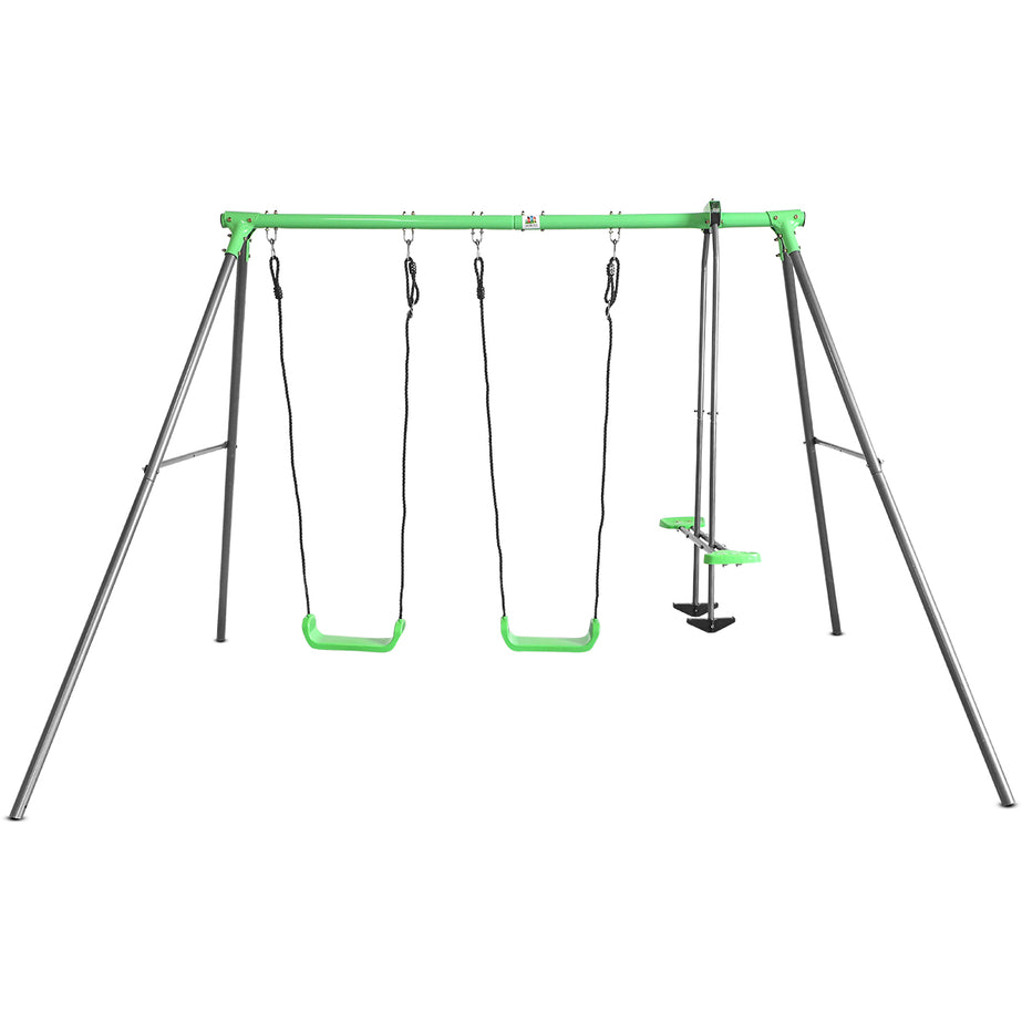 Hurley 2 Metal Swing Set