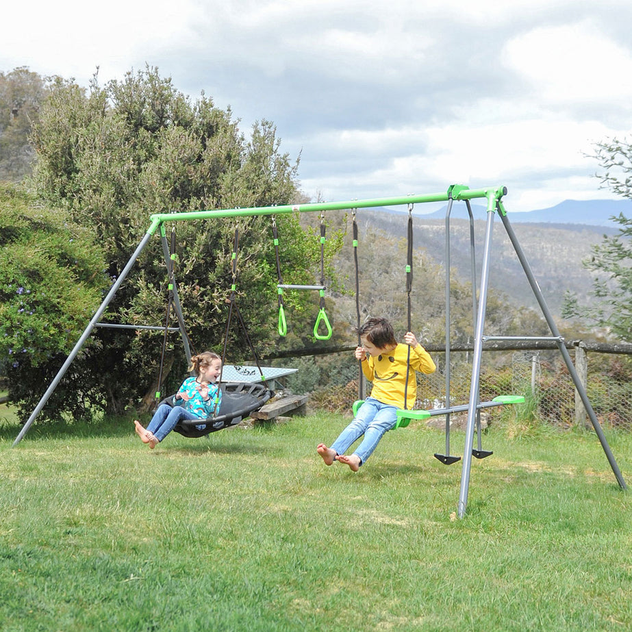 Lynx Metal Swing Set