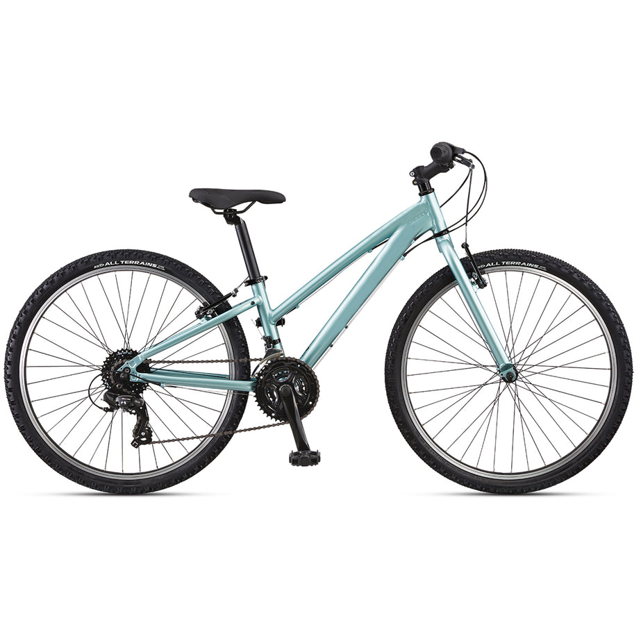 Featherlight 26" Kids Low Step Through Hardtail Mountain Bike - Green (LST Medium, 14")