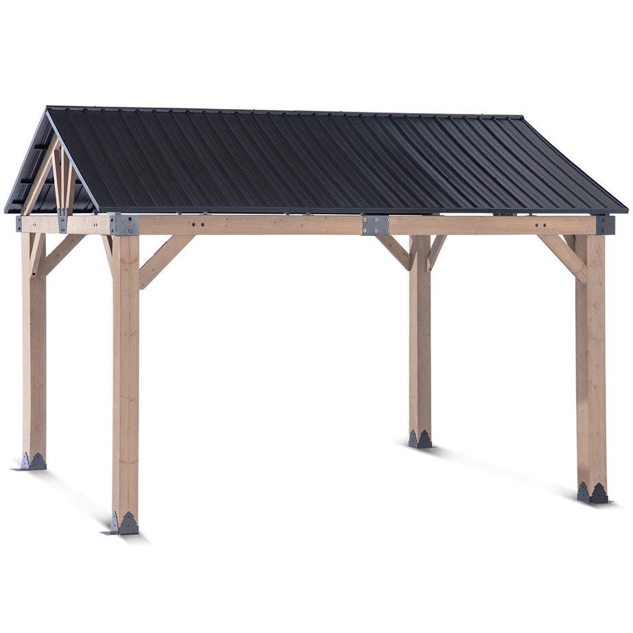 Yardtopia Fremantle 3.6m x 3m Timber & Steel Gable Roof Gazebo