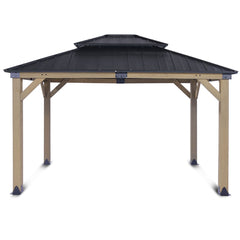 Yardtopia Maryborough 3.6m x 3m Timber & Steel Double Hip Roof Gazebo