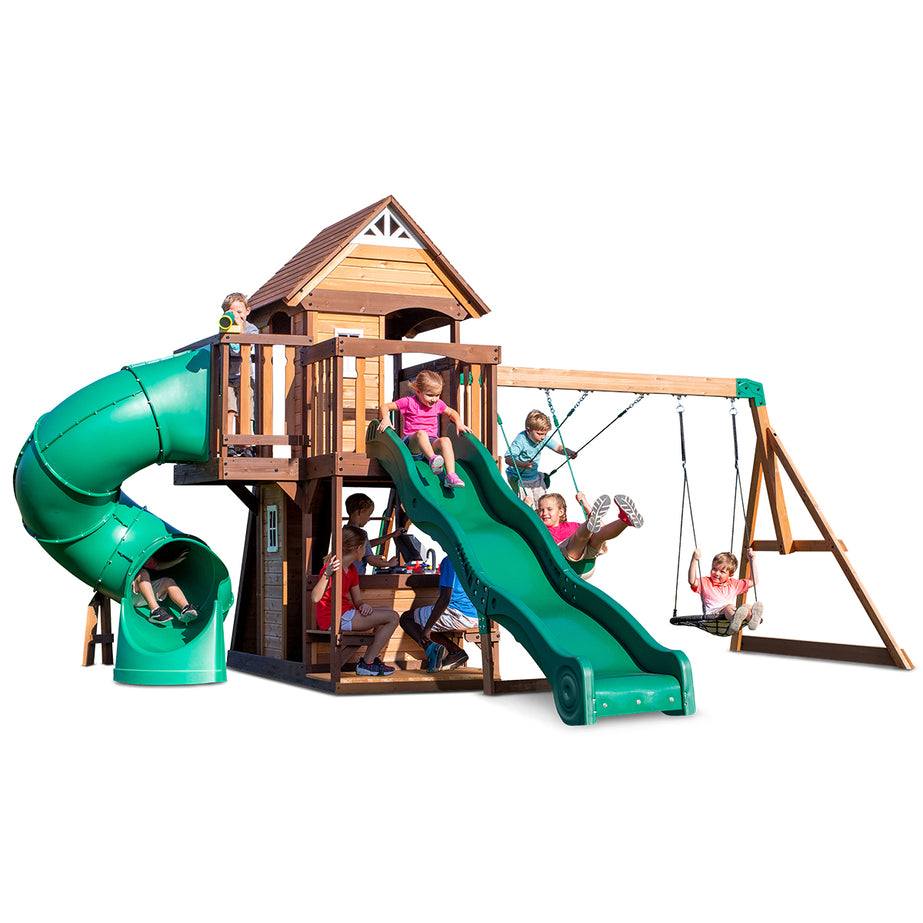 Backyard Discovery Cedar Cove Swing & Play Set