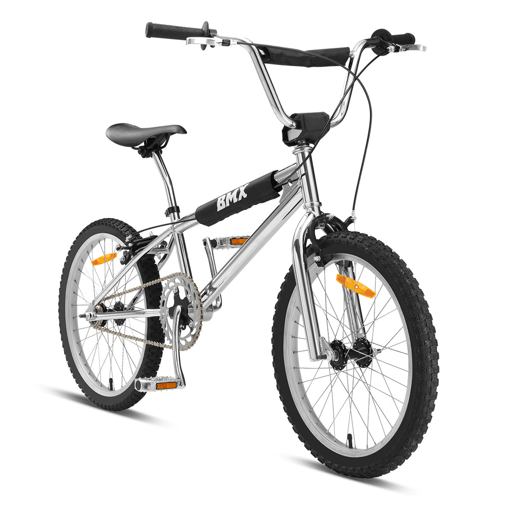 Classic 20" BMX Bike Metallic Chrome