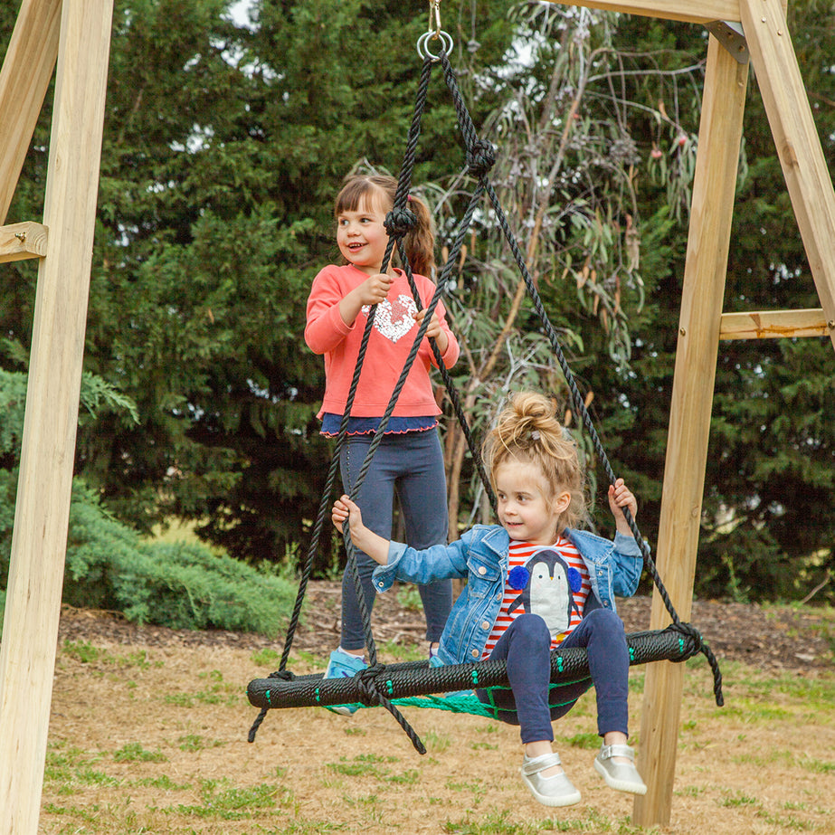 Oakley Swing Set with 1.2m Spidey Web Swing