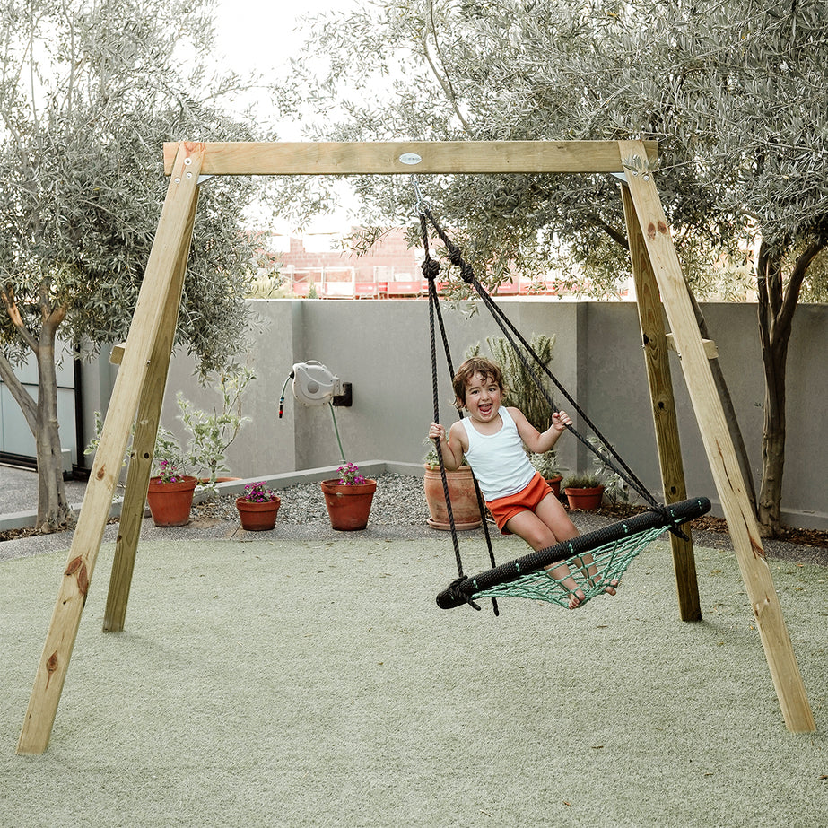 Oakley Swing Set with 1.2m Spidey Web Swing