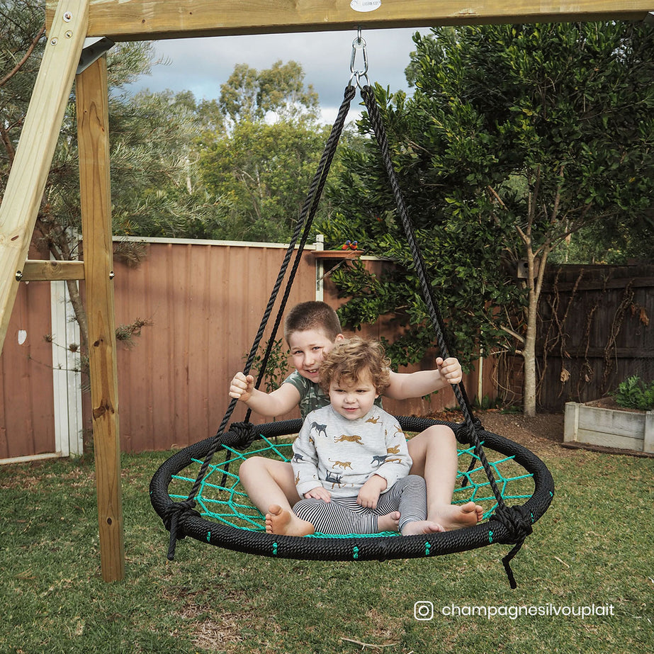 Oakley Swing Set with 1.2m Spidey Web Swing