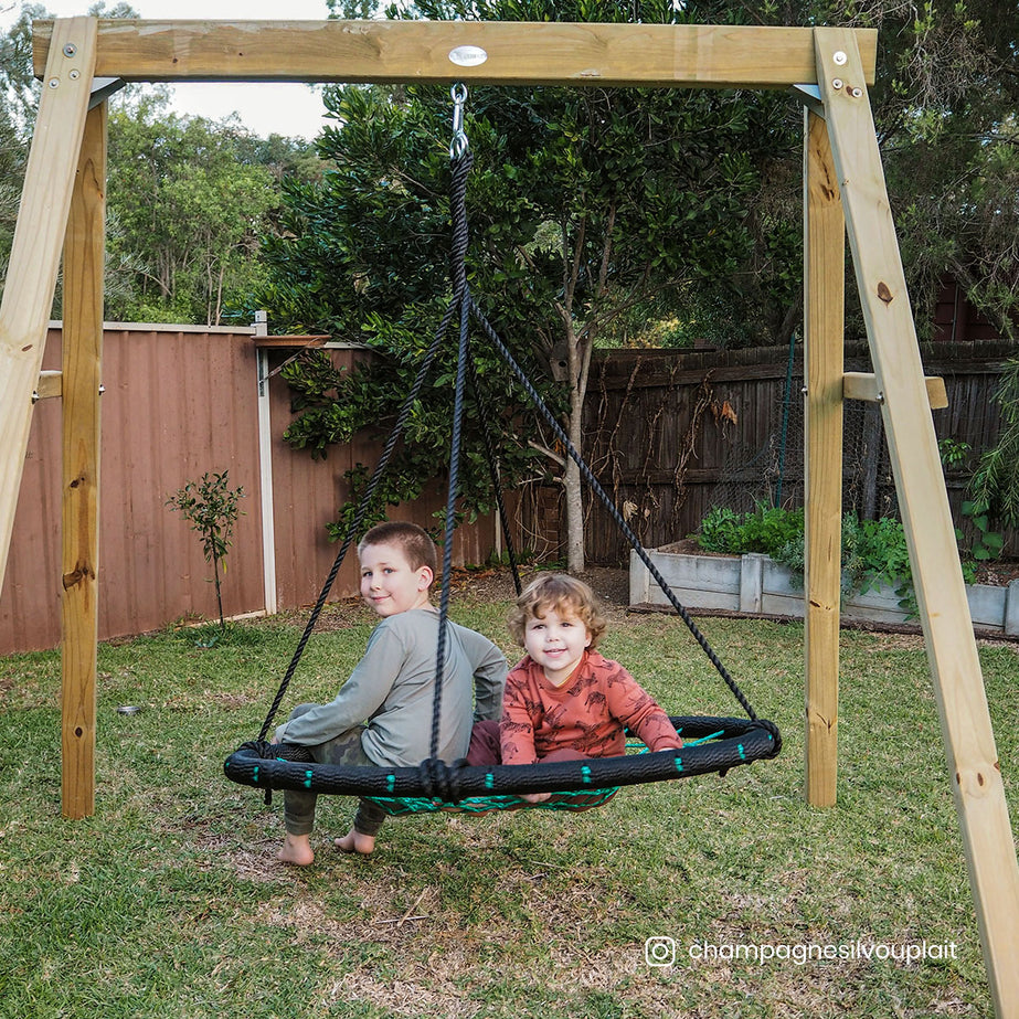 Oakley Swing Set with 1.2m Spidey Web Swing