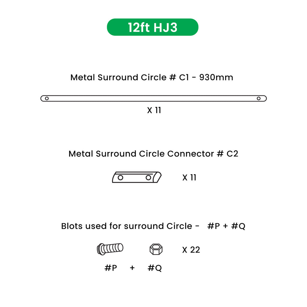 12ft Top Net Ring (HyperJump 3)